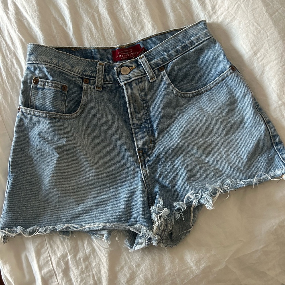 Limited Jeans 100% Cotton Made in USA Denim Cutoff Shorts